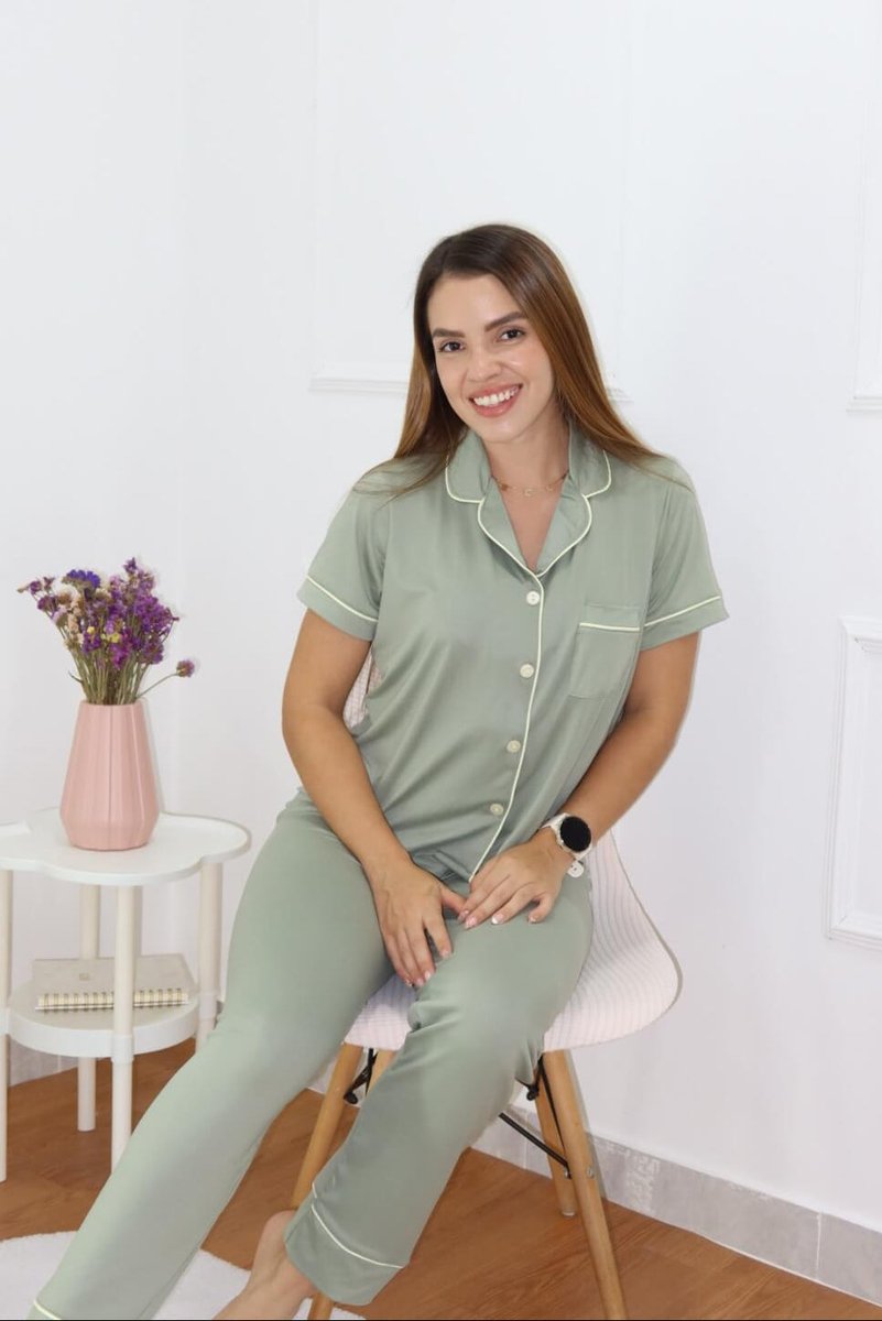 ALANA Pistacho Pantalón - Vista 1