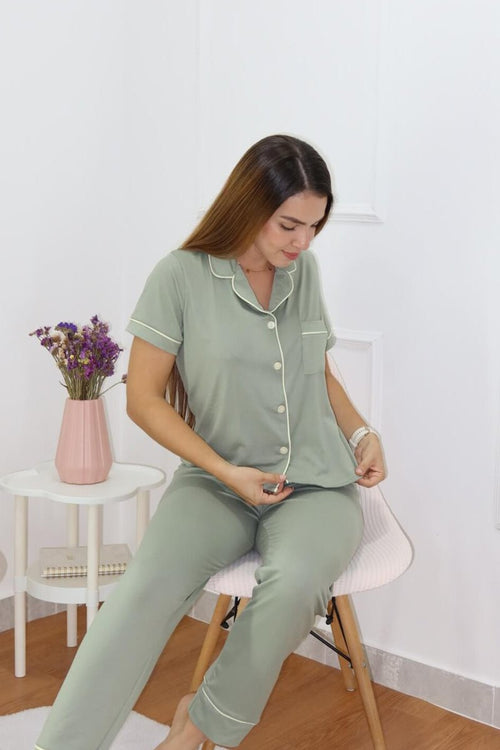 ALANA Pistacho Pantalón - Vista 2