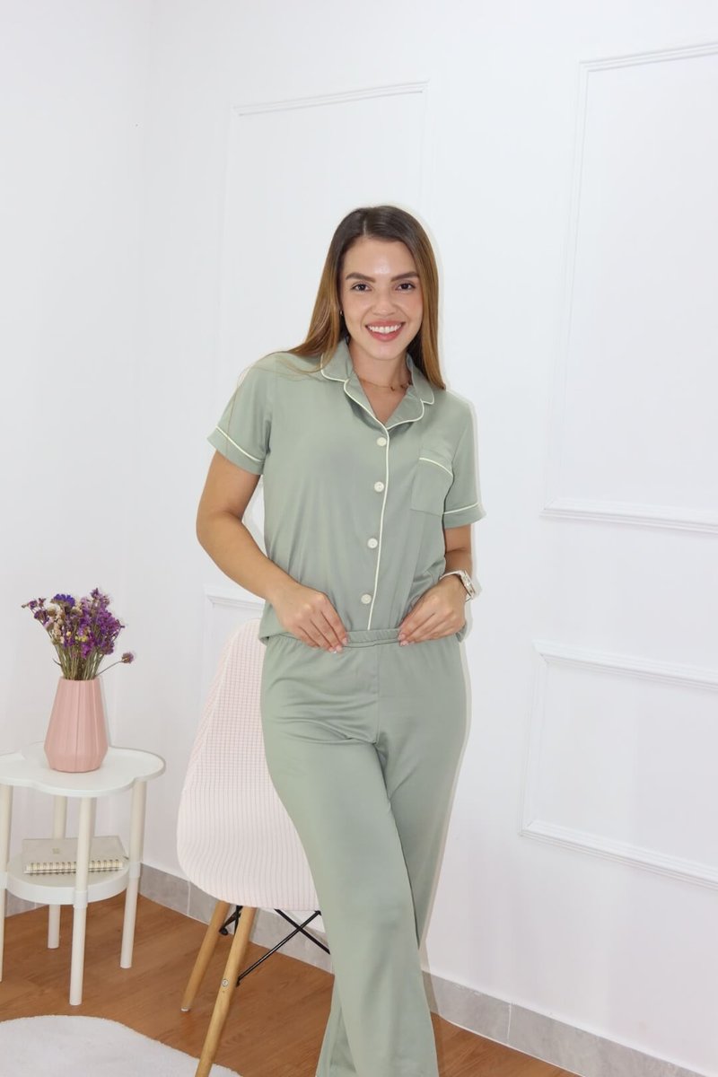 ALANA Pistacho Pantalón - Vista 3